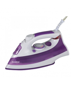 Fier de calcat Hausberg HB-7807, talpa ceramica, jet de abur 12g/min, abur pe verticala 25g/min, sistem antipicurare, sistem autocuratare, 2200W