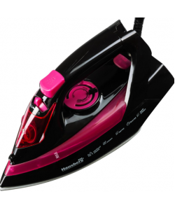 Fier de calcat cu talpa din ceramica -HB-7899, 2300 W, 400 ml -Roz