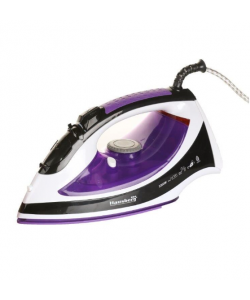 Fier de calcat Hausberg - HB-7802MV, talpa ceramica, jet de abur 12g/min, abur pe verticala 25g/min, sistem antipicurare, sistem autocuratare, 2200W