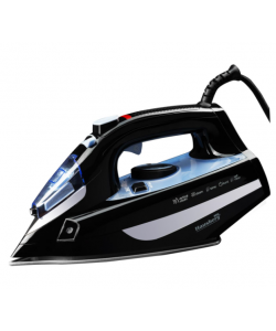 Fier de Calcat Hausberg HB-7842BL, Ceramic Rezervor Apa 300ml 2200W - Bleu/Negru