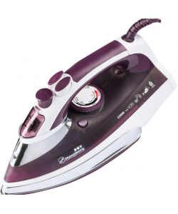 Fier de calcat - Hausberg HB-7806MV, talpa ceramica, jet de abur 16,7g/min, abur pe verticala 25g/min, sistem antipicurare, sistem autocuratare 2200W