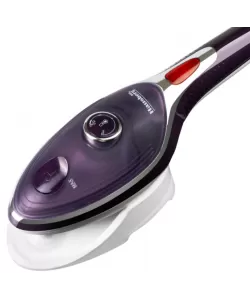 Fier de calcat vertical cu talpa ceramica - Hausberg HB7885MR, 1100 W ,accesoriu detasabil cu 2 perie