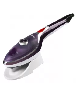 Fier de calcat vertical cu talpa ceramica - Hausberg HB7885MR, 1100 W ,accesoriu detasabil cu 2 perie