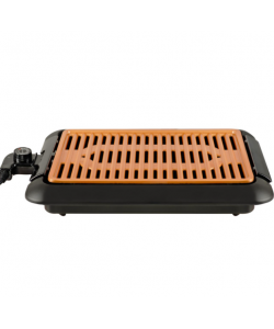 Gratar electric Hausberg HB-536, suprafata neaderenta, detasabila - maro