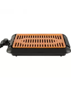 Gratar electric Hausberg HB-536, suprafata neaderenta, detasabila - maro Gratar electric Hausberg HB-536, suprafata neaderenta, detasabila - maro