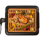 Gratar electric Hausberg HB-536, suprafata neaderenta, detasabila - maro