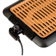 Gratar electric Hausberg HB-536, suprafata neaderenta, detasabila - maro