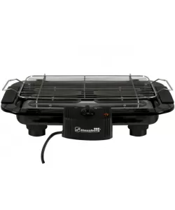 Gratar electric Hausberg HB530, 2000W, 48 X 35.5 cm, Termostat - Negru