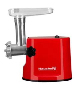 Masina de tocat carne Hausberg HB-3415RS,1200W,1Kg/min - Rosu Masina de tocat carne Hausberg HB-3415RS,1200W,1Kg/min - Rosu