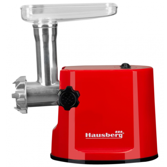 Masina de tocat carne Hausberg HB-3415RS,1200W,1Kg/min - Rosu