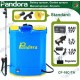 Pompa de stropit cu acumulator Pandora 16L cu regulator presiune, 5.5 Bar, 3 duze incluse, Vermorel