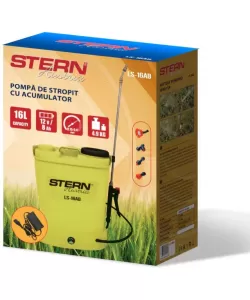 Pompa de stropit cu acumulator Stern LS-16AB, 16 litri, 0,15-0,4 Mpa, galbena Pompa de stropit cu acumulator Stern LS-16AB, 16 litri, 0,15-0,4 Mpa, galbena