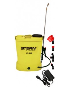 Pompa de stropit cu acumulator Stern LS-16AB, 16 litri, 0,15-0,4 Mpa, galbena