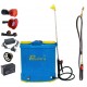 Set Pompa de stropit cu acumulator Pandora 16L + Set Lance telescopica stropit pomi 3m, vermorel