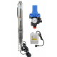 Kit hidrofor electronic cu pompa submersibila Zinith Italiy 4STM807, 1.65 Kw, refulare 80m, Presostat electronic automat LPC-3