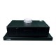 Pachet Cuptor incorporabil 1857, capacitate 51L , Electric, Negru, Plita incorporabila Email 0034, 60x50x15cm, Gaz butelie sau gaz natural duze de schimb incluse, Hota 1 motor, putere 140W, 1895, 60X50 cm