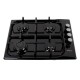 Pachet Cuptor incorporabil 1857, capacitate 51L , Electric, Negru, Plita incorporabila Email 0034, 60x50x15cm, Gaz butelie sau gaz natural duze de schimb incluse, Hota 1 motor, putere 140W, 1895, 60X50 cm