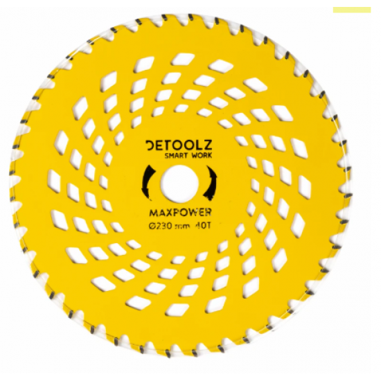 Disc motocositoare 40T Vidia, 230 x 25.4 x 2 mm, MaxPower