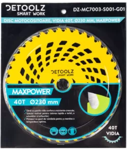 Disc motocositoare 40T Vidia, 230 x 25.4 x 2 mm, MaxPower Disc motocositoare 40T Vidia, 230 x 25.4 x 2 mm, MaxPower