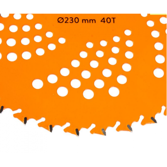 Disc motocositoare 40T Vidia, 230 x 25.4 x 2 mm, Power
