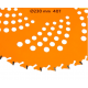 Disc motocositoare 40T Vidia, 230 x 25.4 x 2 mm, Power