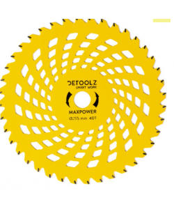 Disc motocositoare 40T Vidia, 255 x 25.4 x 2 mm, MaxPower