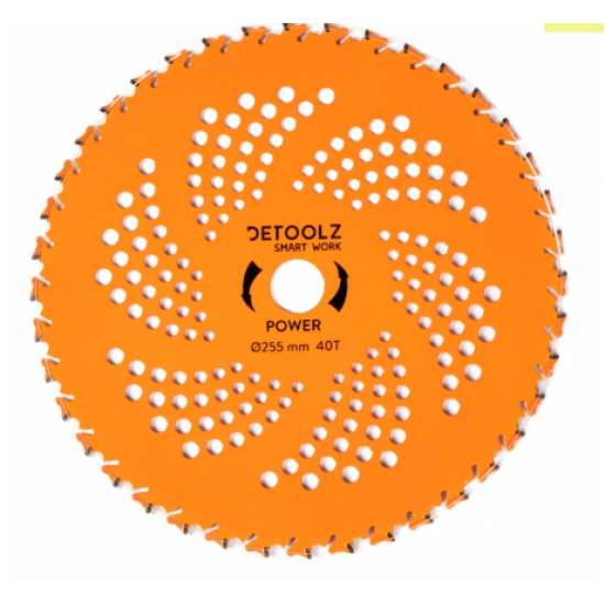 Disc motocositoare 40T Vidia, 255 x 25.4 x 2 mm, Power