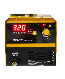 Invertor/Aparat de sudura MIG/MMA DDT PROFESIONAL cu Electrozi si Sarma,220 V, 320A + 4 Role Sarma 0.8-1.0 mm DDT