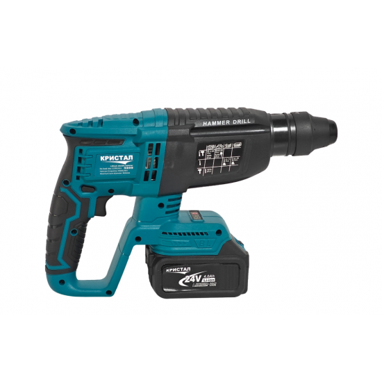 Trusa 4 piese cu 3 ACUMULATORI, autofiletanta, rotopercutor, polizor unghiular, bormasina impact, 24V, 4Ah