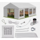 Cort de Evenimente 3x8 m, UV 500g/mp