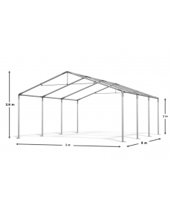 Cort de Evenimente 3x8 m, UV 500g/mp