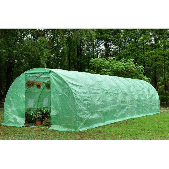 Solar legume 2 x 2 x 2m, folie 180g/m2 : Cadou Sistem de irigare + Ata palisare + Set rasadire plante