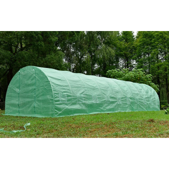 Solar legume 2 x 2 x 2m, folie 180g/m2 : Cadou Sistem de irigare + Ata palisare + Set rasadire plante