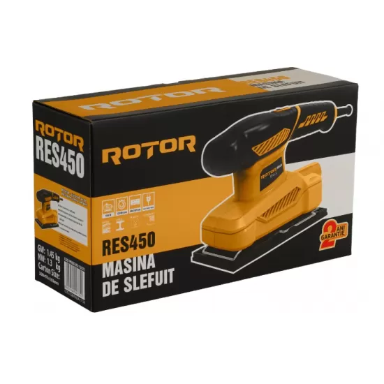 RES450 Masina de slefuit ROTOR 12.000 rot/min , 450 W RES450 Masina de slefuit ROTOR 12.000 rot/min , 450 W