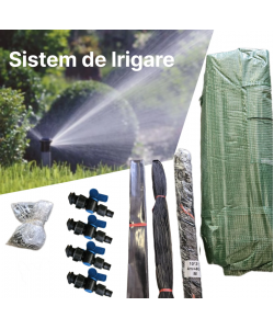 Solar legume 4 x 10 x 2.30m, folie 180g/m2 : Cadou Sistem de irigare + Ata palisare + Set rasadire plante