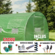 Solar legume 4 x 12 x 2.30m, folie 180g/m2 : Cadou Sistem de irigare + Ata palisare + Set rasadire plante
