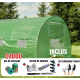 Solar legume 4 x 8 x 2.30m, folie 180g/m2 : Cadou Sistem de irigare + Ata palisare + Set rasadire