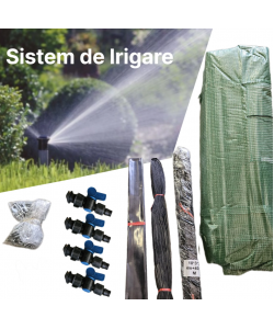 Solar legume 4 x 8 x 2.30m, folie 180g/m2 : Cadou Sistem de irigare + Ata palisare + Set rasadire