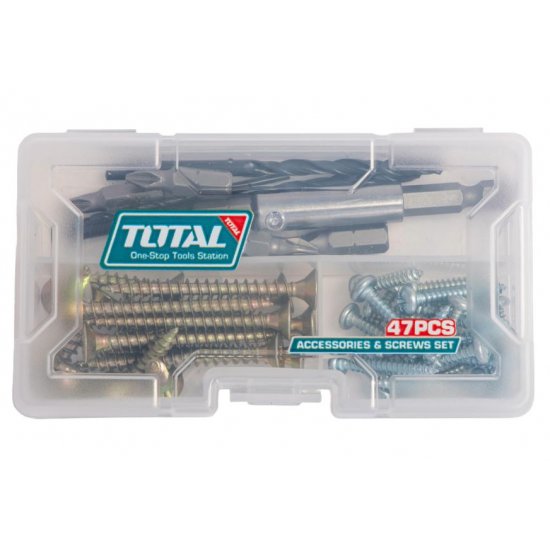 TOTAL - KIT COMBO 20V -4.0Ah - MASINA DE GAURIT CU IMPACT, POLIZOR UNGHIULAR , CIOCAN ROTOPERCUTOR (