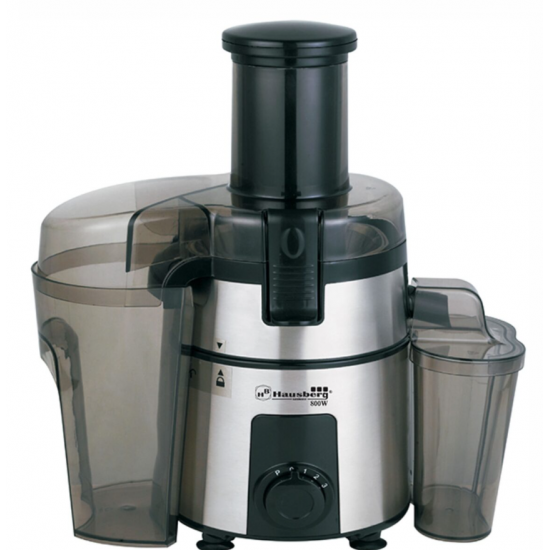 Storcator de Fructe Hausberg HB7510, 800W,Inox/Negru - Lame Otel Inoxidabil