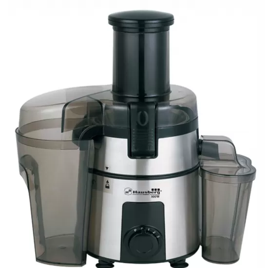 Storcator de Fructe Hausberg HB7510, 800W,Inox/Negru - Lame Otel Inoxidabil Storcator de Fructe Hausberg HB7510, 800W,Inox/Negru - Lame Otel Inoxidabil