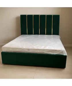  Pat tapițat Levin cu șezut din PAL (fără ladă de depozitare) + saltea ortopedică inclusă