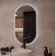 Oglinda LED Ovala 50x80cm, Llexort Touch, Sistem Dezaburire, Dimabila