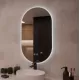 Oglinda LED Ovala 50x80cm, Llexort Touch, Sistem Dezaburire, Dimabila Oglinda LED Ovala 50x80cm, Llexort Touch, Sistem Dezaburire, Dimabila