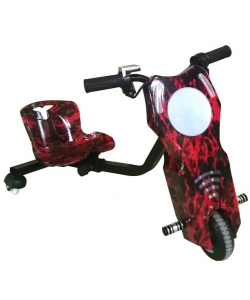 Tricicleta electrica drift pentru copii HAUSBERG HB-KD04RS,*Putere: motor 150-200W Bluetooth, 3 niveluri viteza, suspensie spate, autonomie 8-12 km, tip de incarcare 3h, accesorii