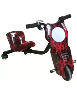 Tricicleta electrica drift pentru copii HAUSBERG HB-KD04RS,*Putere: motor 150-200W Bluetooth, 3 niveluri viteza, suspensie spate, autonomie 8-12 km, tip de incarcare 3h, accesorii