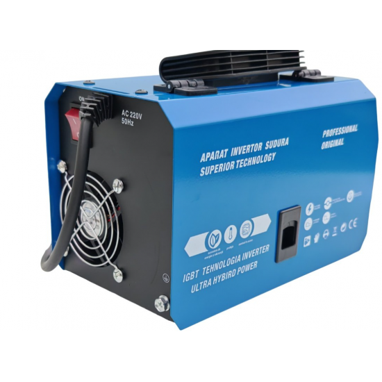 Aparat de sudura tip Invertor cu sarma 495A, MMA/MIG/MAG (TIG LIFT optional) afisaj digital, ventilat, URAL MASH IGBT TEHNOLOGY ULTRA HYBRID POWER, CMP1697