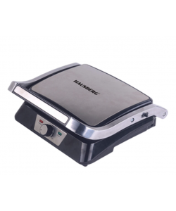 Sandwich maker & grill HAUSBERG HB-538IN, 1850-2200W, Termostat reglabil, Placi acoperite cu granit, Maner din aluminiu, Corp din Inox