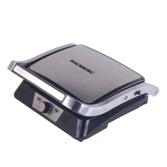 Sandwich maker & grill HAUSBERG HB-538IN, 1850-2200W, Termostat reglabil, Placi acoperite cu granit, Maner din aluminiu, Corp din Inox Sandwich maker & grill HAUSBERG HB-538IN, 1850-2200W, Termostat reglabil, Placi acoperite cu granit, Maner din aluminiu, Corp din Inox