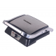 Sandwich maker & grill HAUSBERG HB-538IN, 1850-2200W, Termostat reglabil, Placi acoperite cu granit, Maner din aluminiu, Corp din Inox